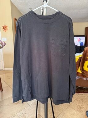 Wolverine Black Long-Sleeve Pocket Tee